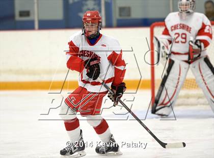 Thumbnail 2 in New Milford vs. Cheshire (West Haven Christmas D2 Final) photogallery.