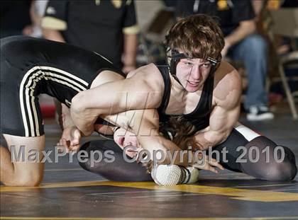 Thumbnail 2 in Shelton vs Hand  (Trumbull Duals Meet) photogallery.