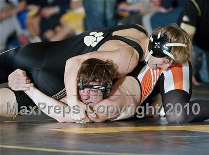 Thumbnail 1 in Shelton vs Hand  (Trumbull Duals Meet) photogallery.