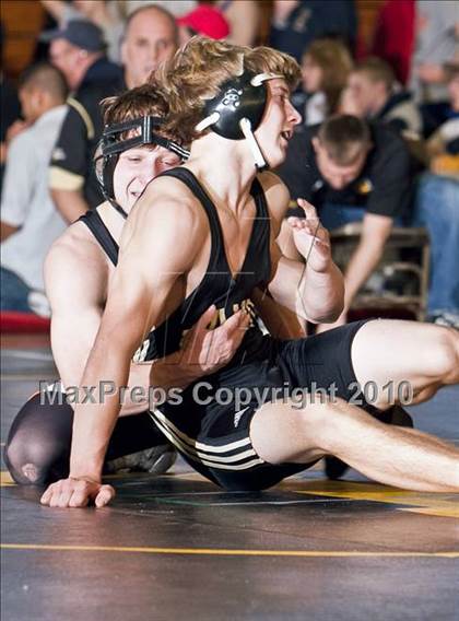 Thumbnail 2 in Shelton vs Hand  (Trumbull Duals Meet) photogallery.