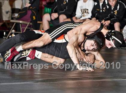 Thumbnail 1 in Shelton vs Hand  (Trumbull Duals Meet) photogallery.