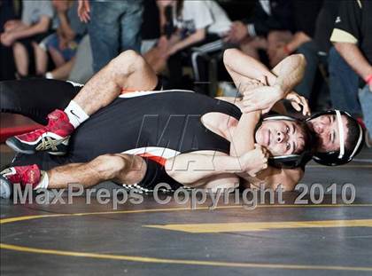 Thumbnail 2 in Shelton vs Hand  (Trumbull Duals Meet) photogallery.