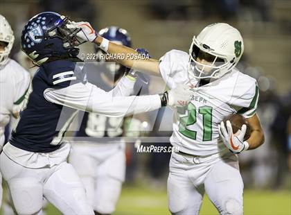 Thumbnail 2 in St. Joseph @ Bullard (CIF CS Division II Round 1 Playoff) photogallery.