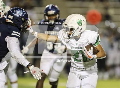 Thumbnail 2 in St. Joseph @ Bullard (CIF CS Division II Round 1 Playoff) photogallery.