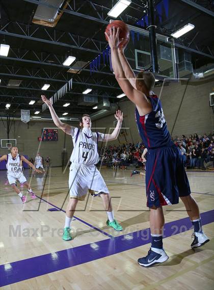 Thumbnail 2 in Vacaville Christian @ Bradshaw Christian (Senior Night) photogallery.