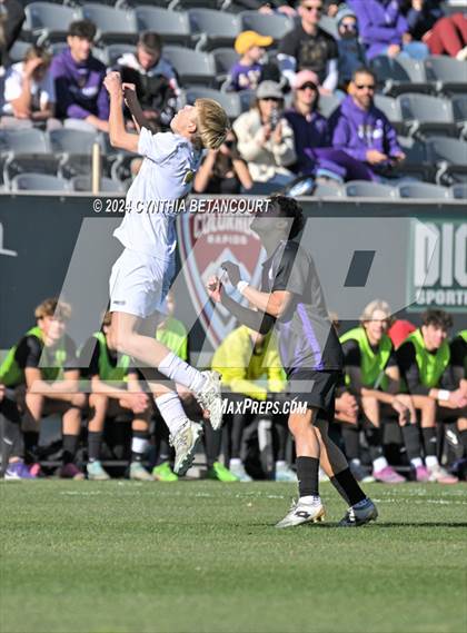 Thumbnail 3 in Holy Family vs Jefferson Academy (CHSAA 3A Final) photogallery.