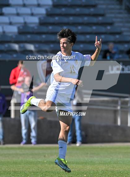 Thumbnail 3 in Holy Family vs Jefferson Academy (CHSAA 3A Final) photogallery.