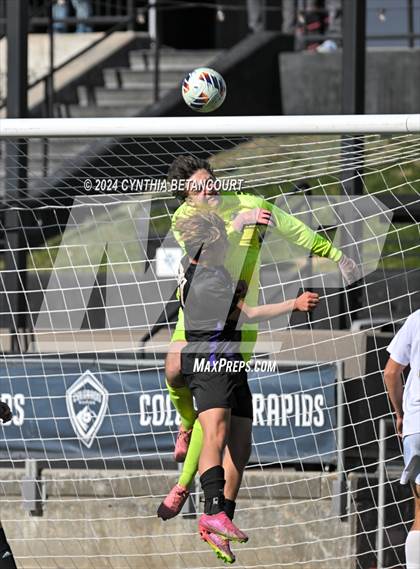 Thumbnail 2 in Holy Family vs Jefferson Academy (CHSAA 3A Final) photogallery.