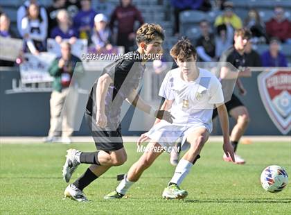 Thumbnail 2 in Holy Family vs Jefferson Academy (CHSAA 3A Final) photogallery.