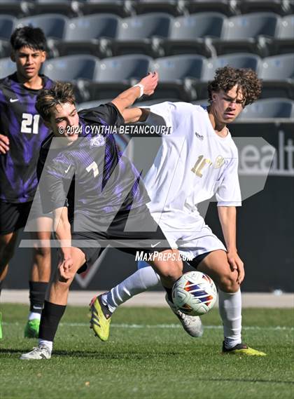 Thumbnail 3 in Holy Family vs Jefferson Academy (CHSAA 3A Final) photogallery.