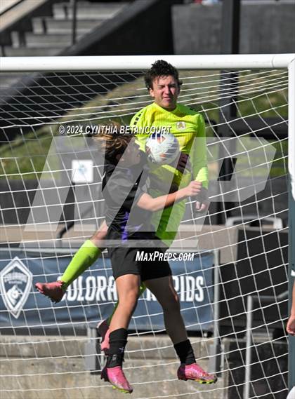 Thumbnail 1 in Holy Family vs Jefferson Academy (CHSAA 3A Final) photogallery.