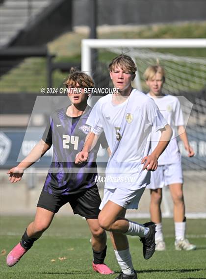 Thumbnail 3 in Holy Family vs Jefferson Academy (CHSAA 3A Final) photogallery.