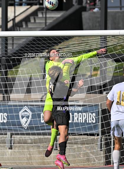 Thumbnail 3 in Holy Family vs Jefferson Academy (CHSAA 3A Final) photogallery.
