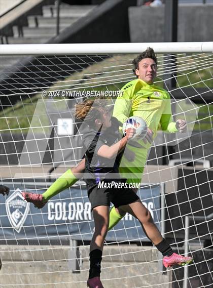 Thumbnail 2 in Holy Family vs Jefferson Academy (CHSAA 3A Final) photogallery.