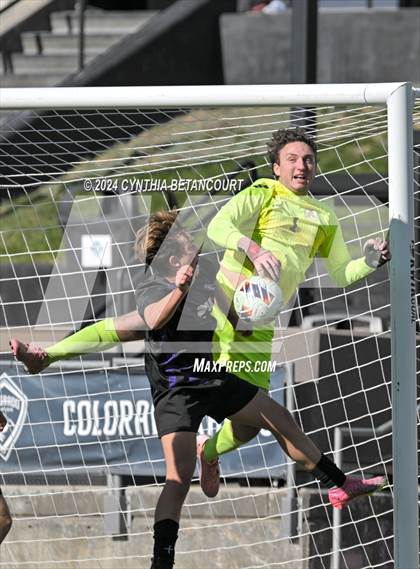 Thumbnail 3 in Holy Family vs Jefferson Academy (CHSAA 3A Final) photogallery.