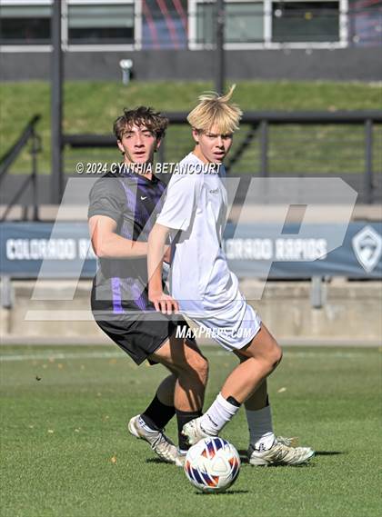 Thumbnail 3 in Holy Family vs Jefferson Academy (CHSAA 3A Final) photogallery.