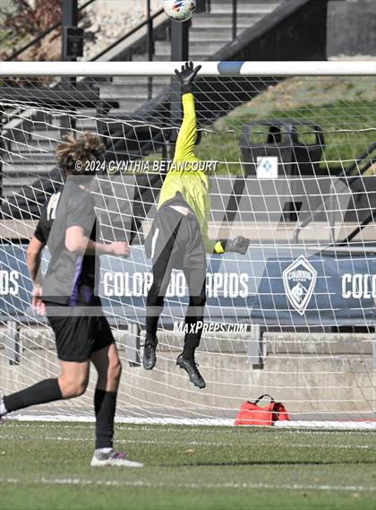 Thumbnail 1 in Holy Family vs Jefferson Academy (CHSAA 3A Final) photogallery.