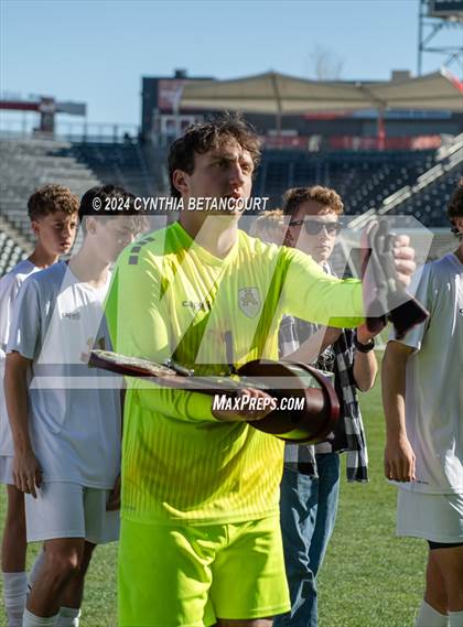 Thumbnail 3 in Holy Family vs Jefferson Academy (CHSAA 3A Final) photogallery.