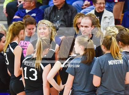 Thumbnail 3 in GMG vs Hudson (IHSAA Regional Semifinal) photogallery.