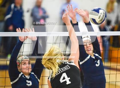 Thumbnail 2 in GMG vs Hudson (IHSAA Regional Semifinal) photogallery.