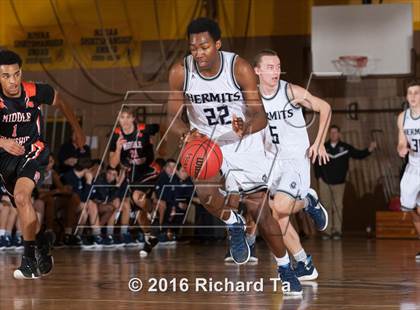 Thumbnail 2 in Middle Township vs. St. Augustine Prep (Cape-Atlantic League Semifinal) photogallery.