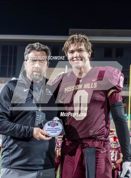 Thumbnail 1 in Mission Hills vs. St. Augustine (CIF SDS Football Championships) photogallery.