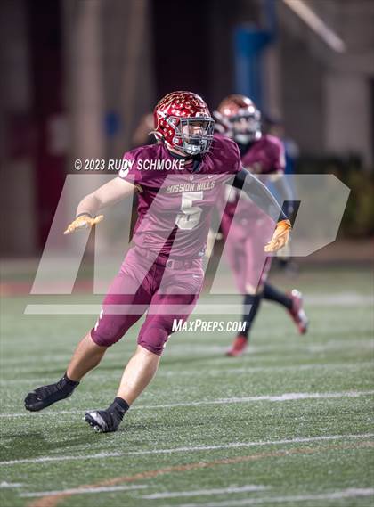 Thumbnail 1 in Mission Hills vs. St. Augustine (CIF SDS Football Championships) photogallery.