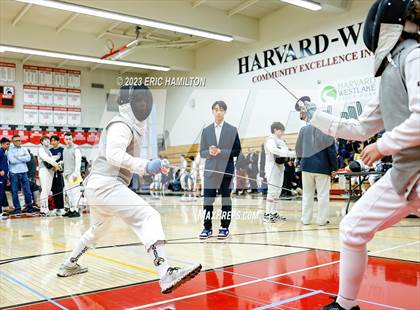 Thumbnail 3 in Harvard-Westlake Fencing Tournament photogallery.