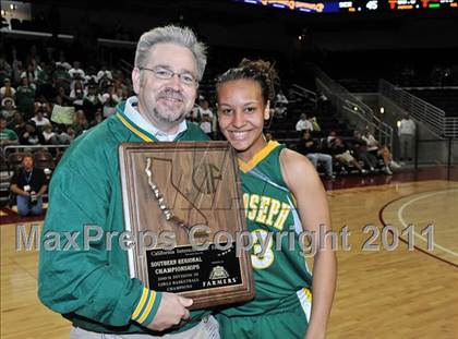 Thumbnail 3 in St. Joseph vs. Serra (CIF SoCal D3 Regional Final) photogallery.