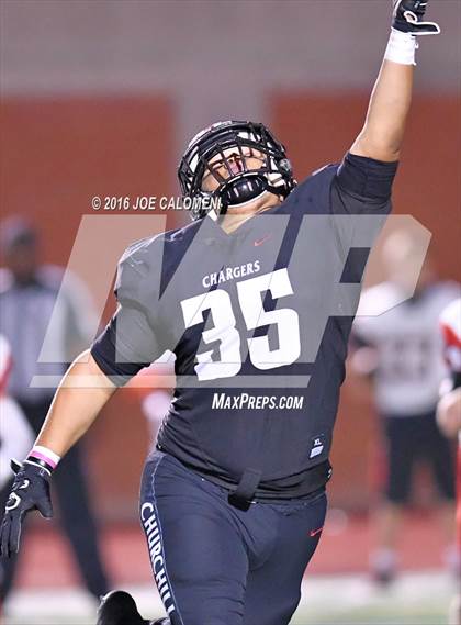 Thumbnail 3 in Churchill vs Vista Ridge (Class 6A Division II Region 4) photogallery.