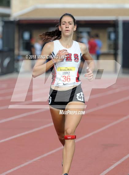 Thumbnail 2 in 51st Annual Arcadia Invitational (Girls Heptathlon 800 Meter) photogallery.