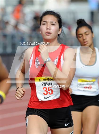 Thumbnail 3 in 51st Annual Arcadia Invitational (Girls Heptathlon 800 Meter) photogallery.