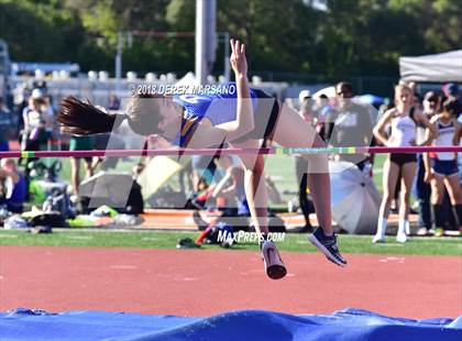 Thumbnail 3 in CCS Top 8 Los Gatos (Girls High Jump) photogallery.