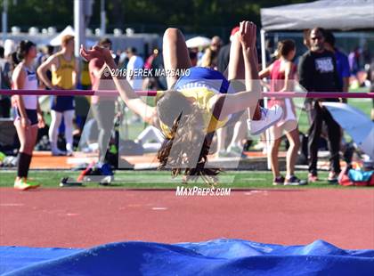 Thumbnail 3 in CCS Top 8 Los Gatos (Girls High Jump) photogallery.