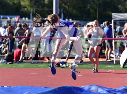 Thumbnail 3 in CCS Top 8 Los Gatos (Girls High Jump) photogallery.