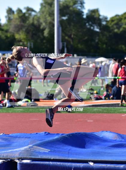 Thumbnail 2 in CCS Top 8 Los Gatos (Girls High Jump) photogallery.