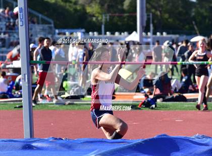 Thumbnail 1 in CCS Top 8 Los Gatos (Girls High Jump) photogallery.