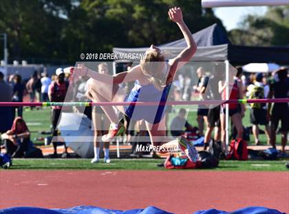 Thumbnail 2 in CCS Top 8 Los Gatos (Girls High Jump) photogallery.
