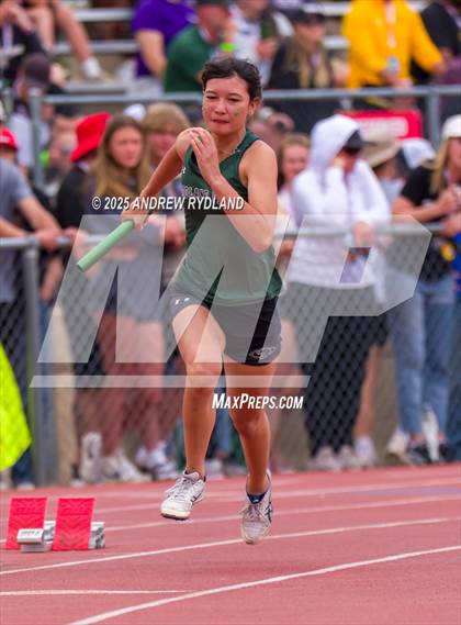 Thumbnail 2 in CHSAA State Championships (4 x 100m Finals) photogallery.