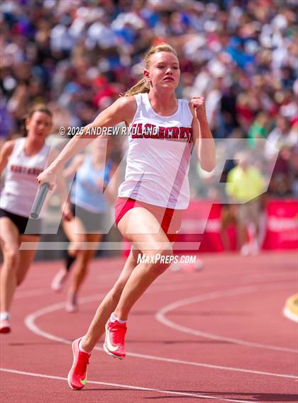 Thumbnail 2 in CHSAA State Championships (4 x 100m Finals) photogallery.