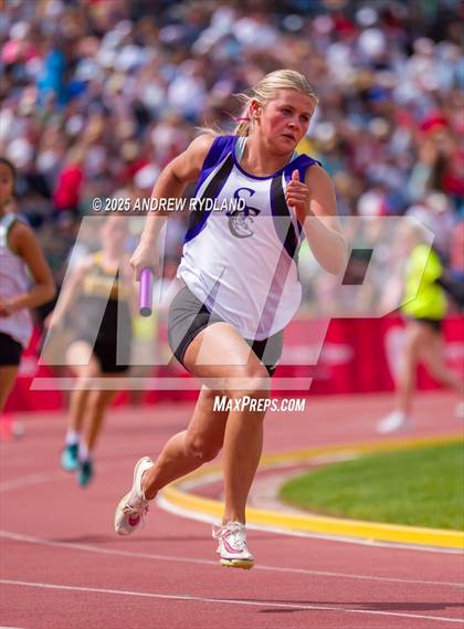 Thumbnail 2 in CHSAA State Championships (4 x 100m Finals) photogallery.