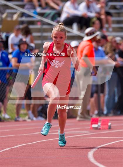 Thumbnail 2 in CHSAA State Championships (4 x 100m Finals) photogallery.