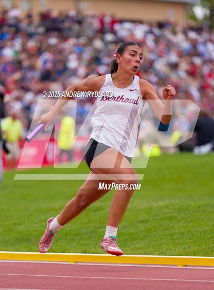 Thumbnail 2 in CHSAA State Championships (4 x 100m Finals) photogallery.