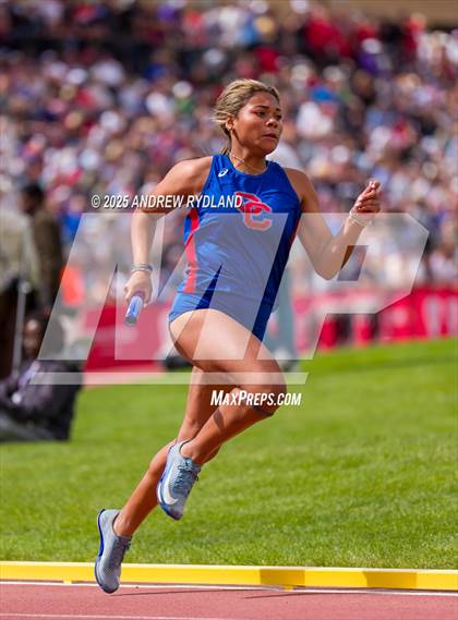 Thumbnail 3 in CHSAA State Championships (4 x 100m Finals) photogallery.