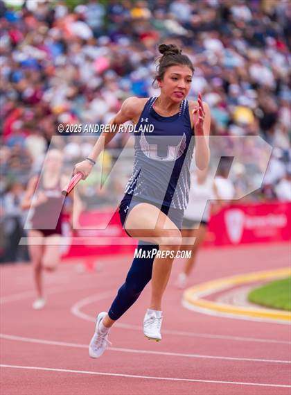 Thumbnail 2 in CHSAA State Championships (4 x 100m Finals) photogallery.