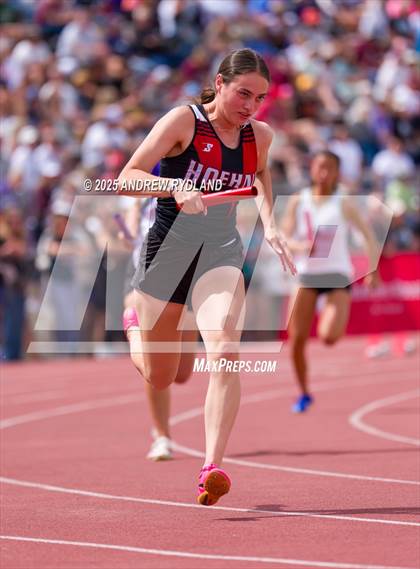 Thumbnail 3 in CHSAA State Championships (4 x 100m Finals) photogallery.