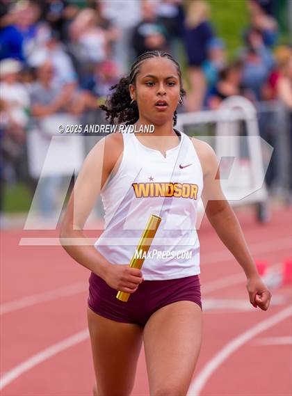 Thumbnail 2 in CHSAA State Championships (4 x 100m Finals) photogallery.
