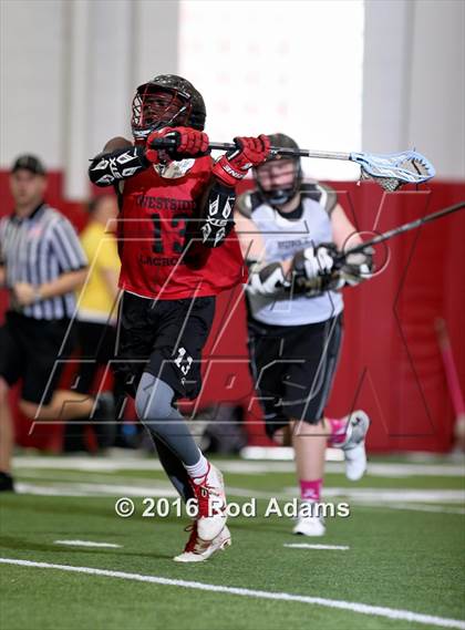 Thumbnail 2 in Omaha Westside vs Omaha Burke (Clash at the Cook) photogallery.