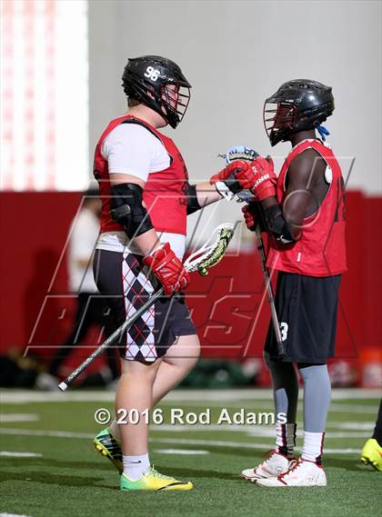 Thumbnail 1 in Omaha Westside vs Omaha Burke (Clash at the Cook) photogallery.