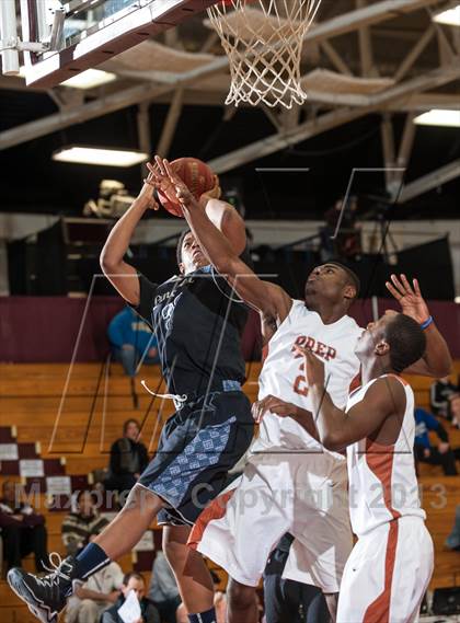 Thumbnail 1 in Lincoln vs. Capital Prep (Spalding Hoophall Classic) photogallery.